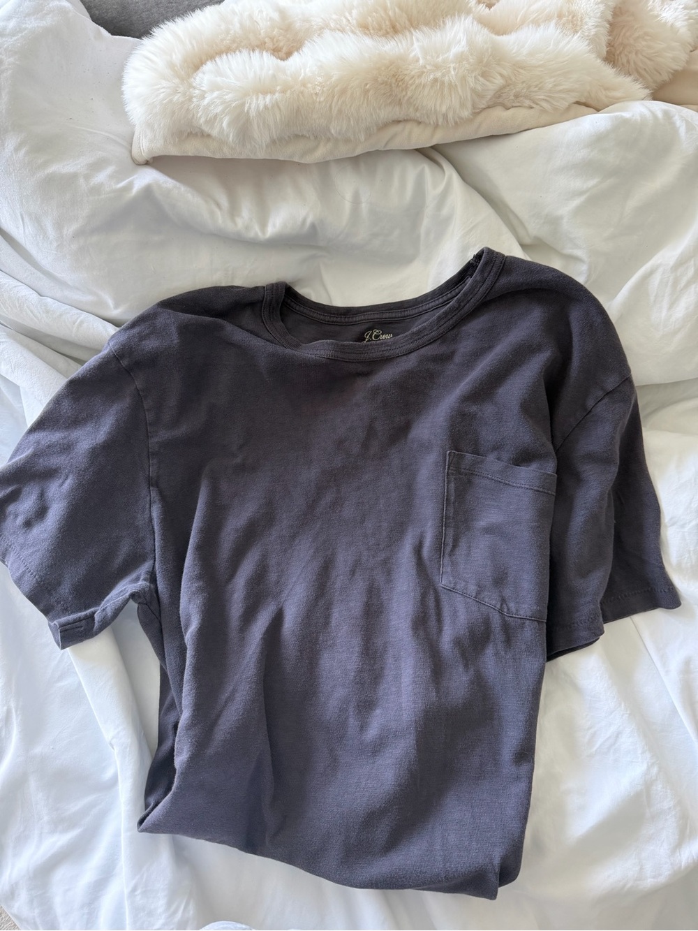 J.Crew Garment Dryed Navy T-Shirt